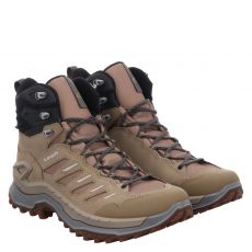  Lowa, Innovo Gtx Mid, Textil-Wanderschuh in beige für Damen