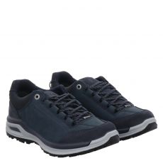  Lowa, Ascona Gtx Lo Ws, Nubukleder-Wanderschuh in blau für Damen