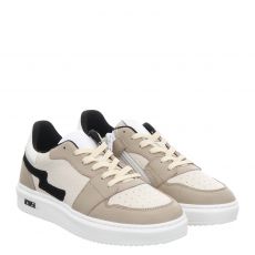  Jopper Glattleder-Sneaker in beige für Kinder