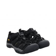  Keen, Newporth2c-black/keenyellow, High-Tech-Sandale in schwarz für Kinder