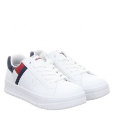  Tommy Hilfiger Kids, Flag Low Cut, High-Tech-Sneaker in weiß für Kinder