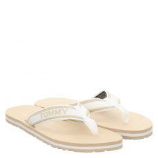  Tommy Hilfiger, Beach Sandal, Textil-Slides & Zehentrenner in beige für Damen
