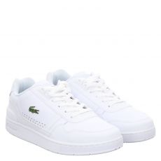  Lacoste, T-clip Set, Kunstleder-Sneaker in weiß für Herren