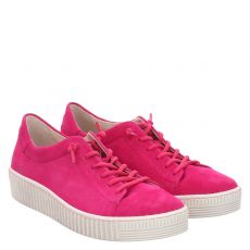  Gabor, Rot, Sneaker in pink für Damen