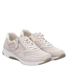  Gabor Lady Nubukleder-Sneaker in beige für Damen
