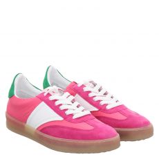  Fraipe, Rot, Veloursleder-Sneaker in pink für Damen