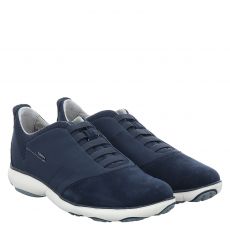  Geox, Nebula, Textil-Slipper in blau für Herren