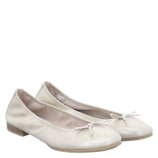  Tamaris, Da.-ballerina, Nubukleder-Ballerina in gold für Damen