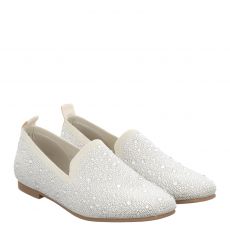  La Strada klassischer Textil-Slipper in beige für Damen