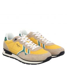  Pepe Jeans, Brit Fun, Textil-Sneaker in gelb für Herren