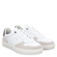  Pepe Jeans, Camden Street, Glattleder-Sneaker in offwhite für Herren