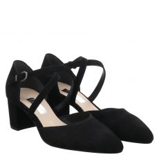  Gabor Veloursleder-Pumps in schwarz für Damen