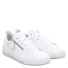  Gabor Glattleder-Sneaker in weiß für Damen