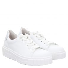  Gabor Glattleder-Sneaker in weiß für Damen