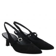  Paul Green, 0075-6078-005, Nubukleder-Pumps in schwarz für Damen