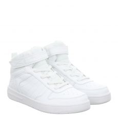  Skechers, Smooth Street, Kunstleder-Sneaker in weiß für Kinder