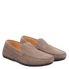  Digel, Salvatore, eleganter Veloursleder-Slipper in beige für Herren