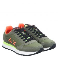  Sun68, Tom Fluo, Textil-Sneaker in dunkelgrün für Herren