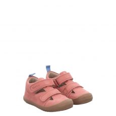  Richter, Rot, Nubukleder-Lauflernsandale in apricot für Kinder