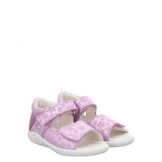  Pepino By Ricosta, Taya, Veloursleder-Lauflernsandale in lila für Kinder