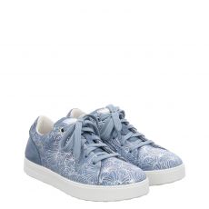  Superfit Veloursleder-Halbschuh in blau für Kinder