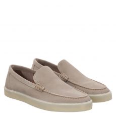  Sailer, Ramon, Veloursleder-Slipper in beige für Herren