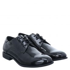  Bugatti Lackleder-Halbschuh in schwarz für Herren