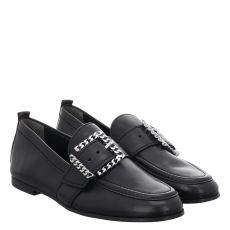  Kennel & Schmenger, Emma, klassischer Glattleder-Slipper in schwarz für Damen