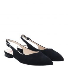 Högl Veloursleder-Pumps in schwarz für Damen