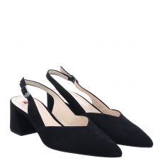  Högl Veloursleder-Pumps in schwarz für Damen