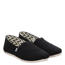  Toms, Alpargata, Leinen-Espadrille in schwarz für Damen
