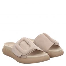  Gabor Veloursleder-Pantolette in beige für Damen