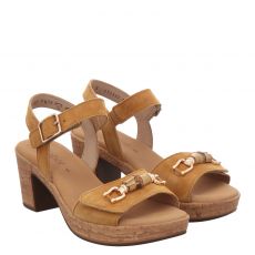  Gabor Veloursleder-Sandalette in braun für Damen