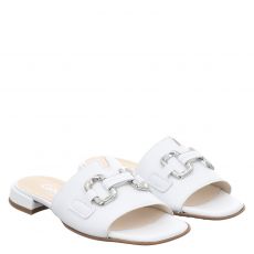  Gabor Glattleder-Pantolette in weiß für Damen