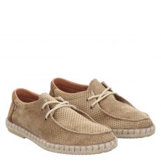  Verbenas, Truman Hole, Nubukleder-Halbschuh in beige für Herren
