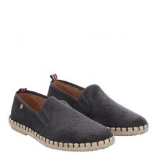  Verbenas, Tom Hole Micro, Nubukleder-Slipper in grau für Herren