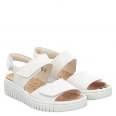  Waldläufer, Willow H, Lackleder-Sandalette in offwhite für Damen