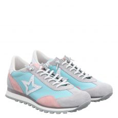  Cetti, Blau, Veloursleder-Slip-On in mehrfarbig für Damen