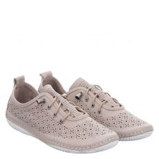  Cosmos Glattleder-Slip-On in beige für Damen