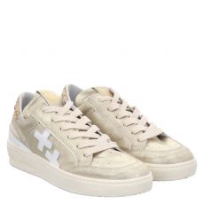  Gio+ Nubukleder-Sneaker in gold für Damen