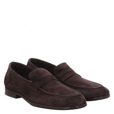  Mercanti Fiorentini Veloursleder-Slipper in braun für Herren