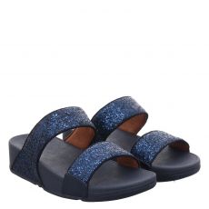 FITFLOP, LULU GLITTER SLIDE, BLAU 