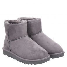  Dockers kurzer Textil-Stiefel in grau für Damen