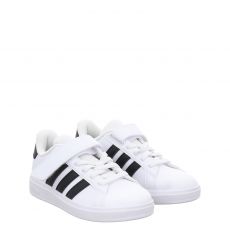  Adidas, Grand Court 2.0 El C, Kunstleder-Sneaker in weiß für Kinder