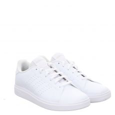  Adidas, Advantage Base 2.0 J, Kunstleder-Sneaker in weiß für Kinder