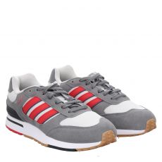  Adidas, Run 80s, Kunstleder-Sneaker in grau für Herren