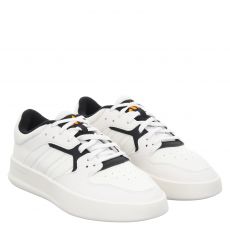  Adidas, Court 24, Kunstleder-Sneaker in weiß für Herren
