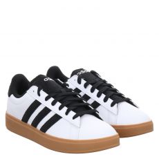  Adidas, Grand Court 2.0, Kunstleder-Sneaker in weiß für Herren