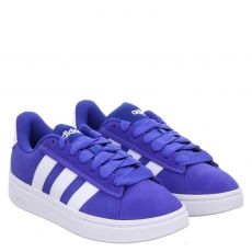  Adidas, Grand Court Alpha 00s, Veloursleder-Sneaker in blau für Herren