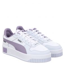  Puma, Carina Street, Kunstleder-Sneaker in weiß für Damen